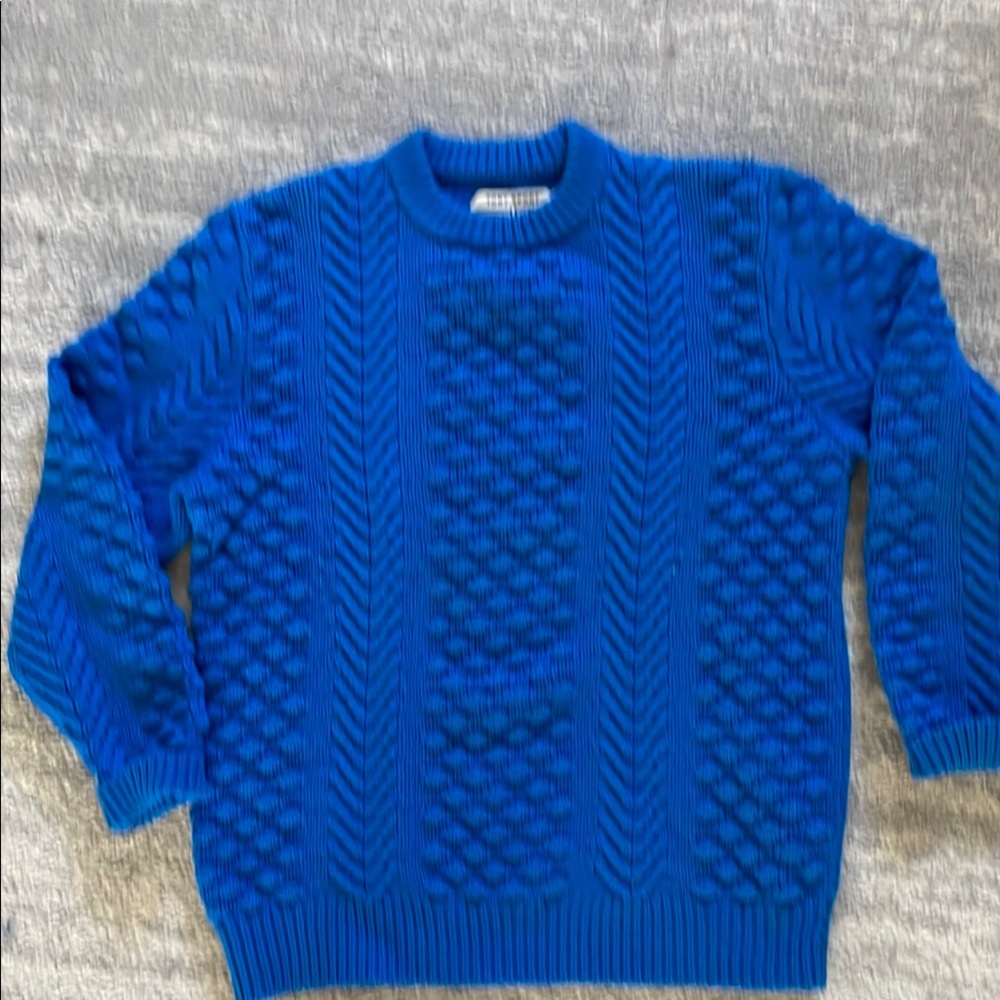 Women’s Tory Sport Blue Cable Knit Sweater S
